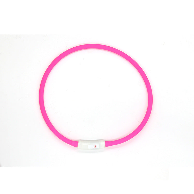 Collar Led rosa