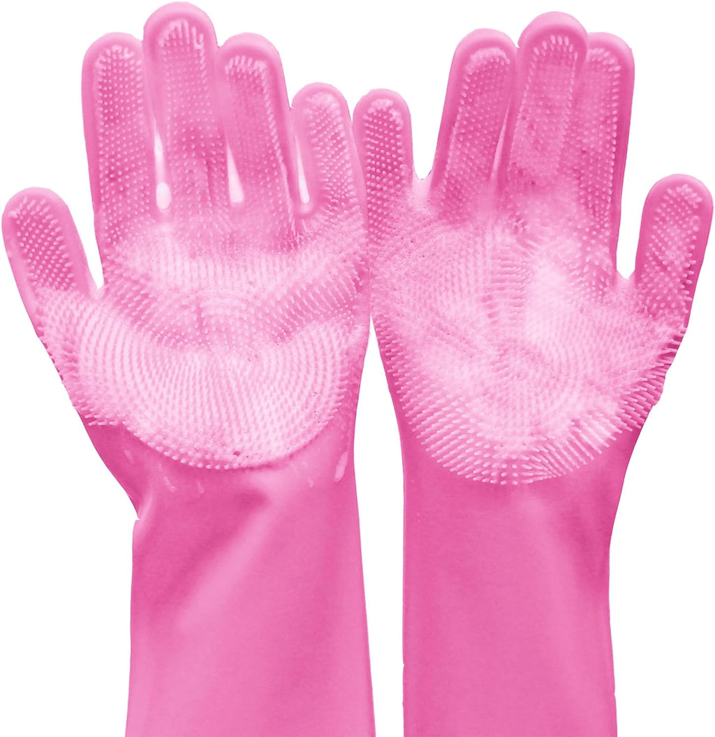     Guante de aseo rosa para perros y gatos