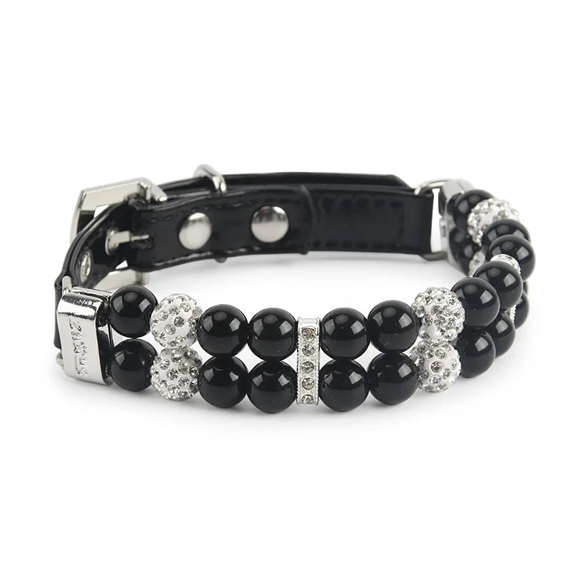 Collar perla negro