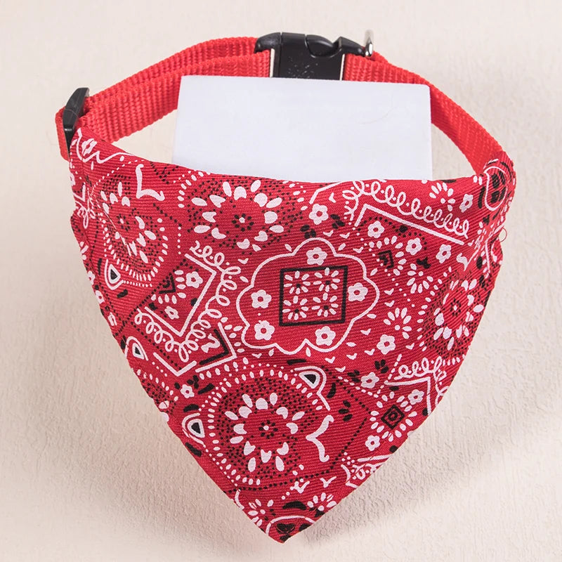 Bandana triangular roja 