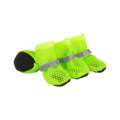 Botas verde fluorescente para perros modelo 8815