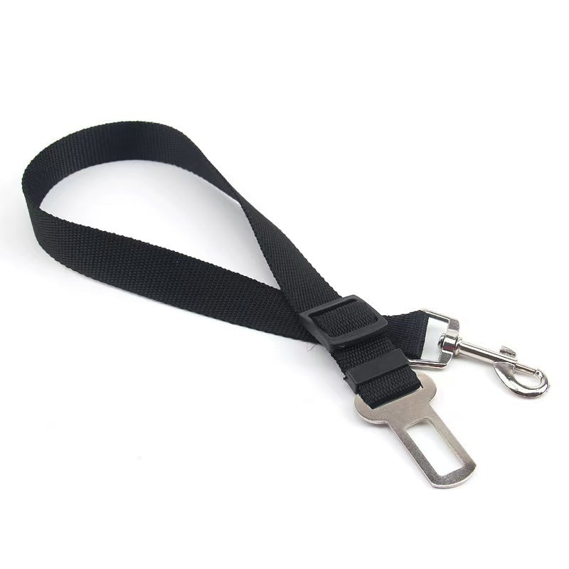 Cinturón de seguridad negro para perros