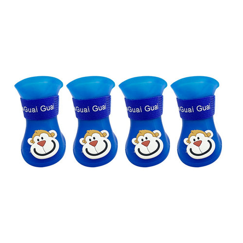     Botas azules para perros con dibujos